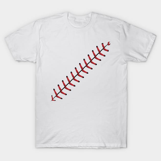 Baseball Lace T-Shirt by AnnArtshock